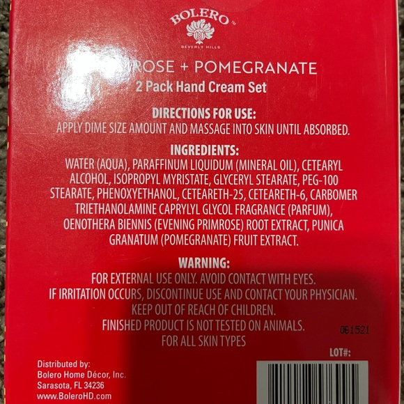 bolero Skincare Bolero Hand Cream Poshmark